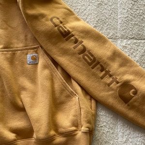yellow carhartt hoodie